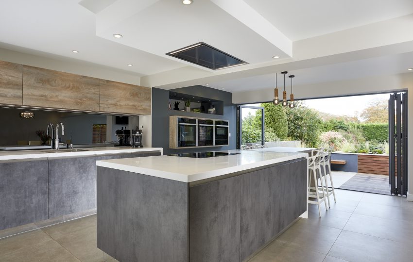 open plan kitchen design